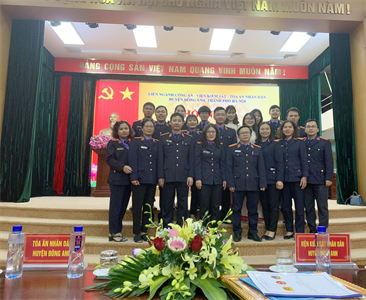 Liên ngành Công an - Viện kiểm sát - Tòa án nhân dân huyện Đông Anh tổ chức...